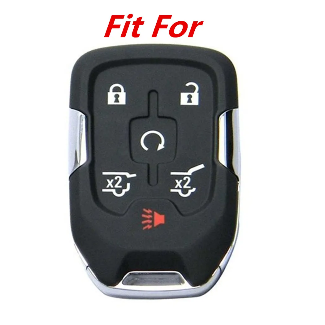 Силиконовый чехол WFMJ с 6 кнопками держатель для 2015 2016 2017 GMC Sierra Yukon XL Chevrolet Chevy Tahoe