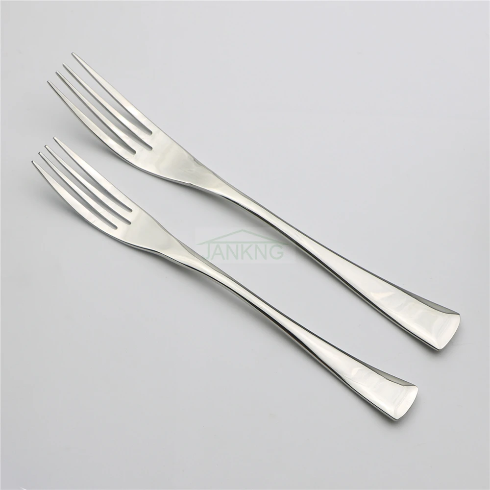 

JANKNG 30-Piece 18/10 Stainless Steel Dinner Set Silver Cutlery Dinner Knife Fork Silverware Teaspoon Dinnerware Service for 6