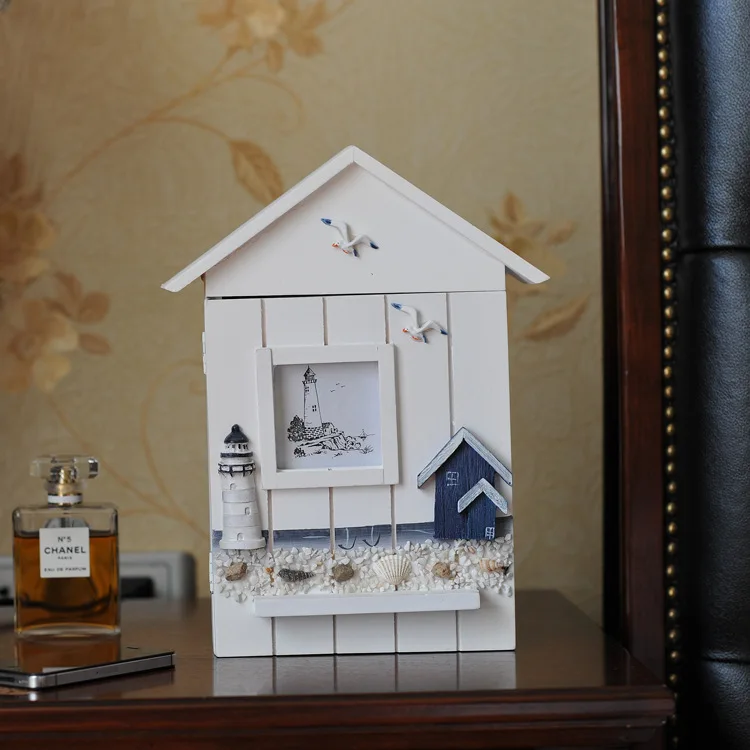 Декор для дома в средиземноморском стиле декоративные деревянные коробки ключей