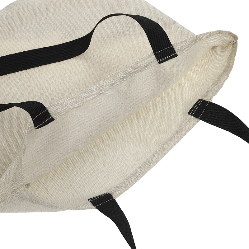 Большие льняные хозяйственные сумки двухсторонняя сумка с изображением головы