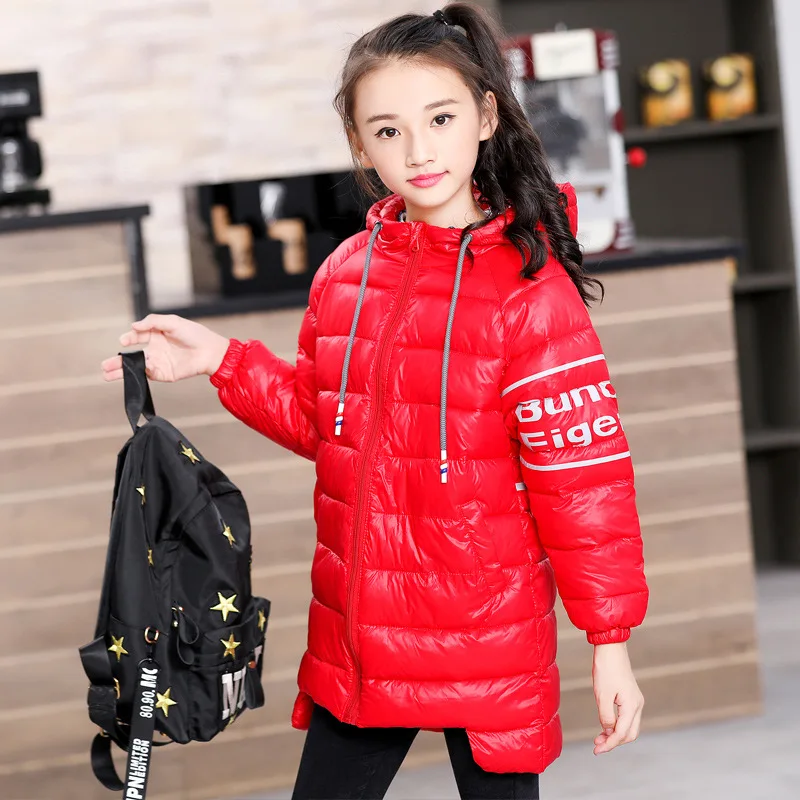 Детская куртка верхняя одежда для мальчиков и девочек Осеннее теплое пуховое