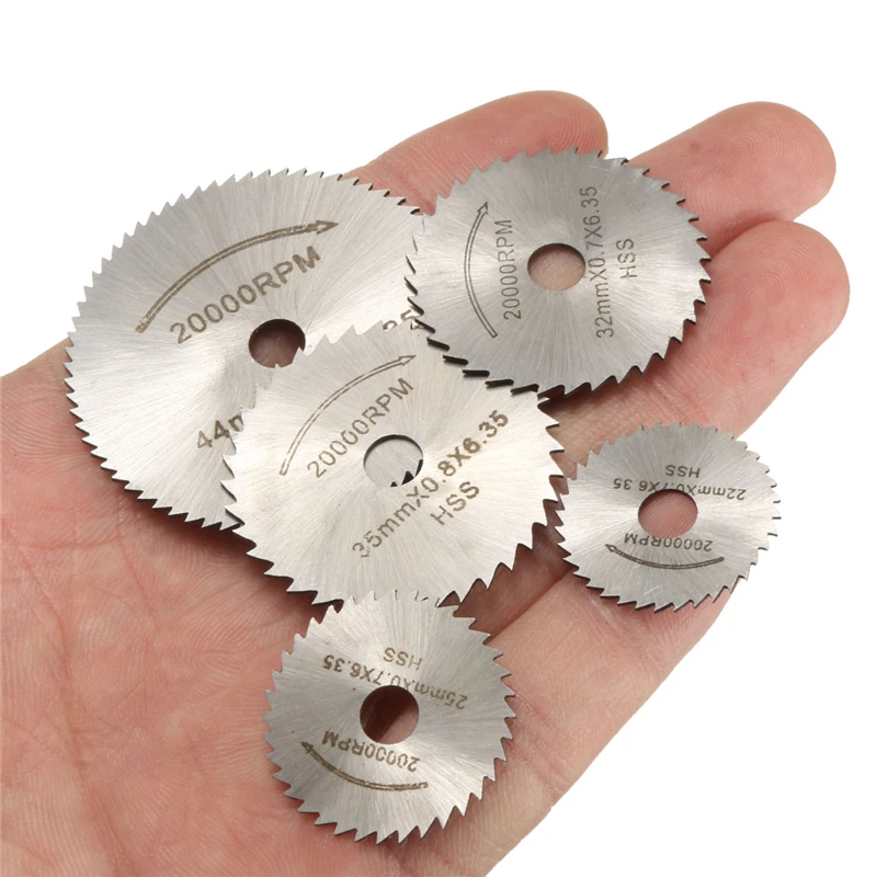 6pcs/set Mini HSS Circular Saw Blades Rotary Tool For Dremel Metal Cutter Power Set Cutting Diamond Discs Mandrel | Инструменты
