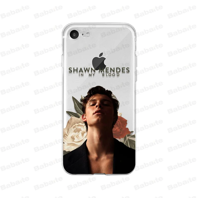 Чехол для мобильного телефона Babaite Shawn Mendes DIY с рисунком чехол Apple iPhone 7 8 6 6S Plus X XS MAX 5