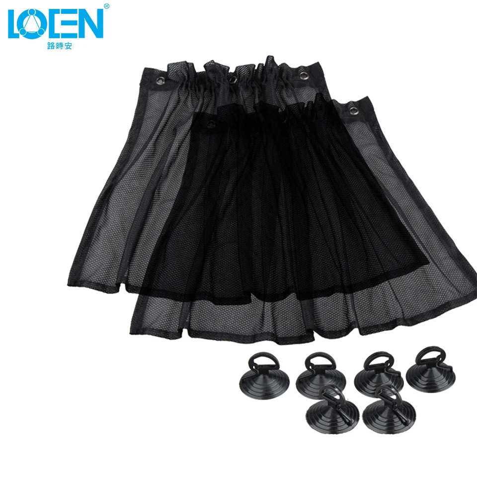 LOEN 2 шт. Усадочные сетчатые шторы для окон Автомобильные Боковые окна
