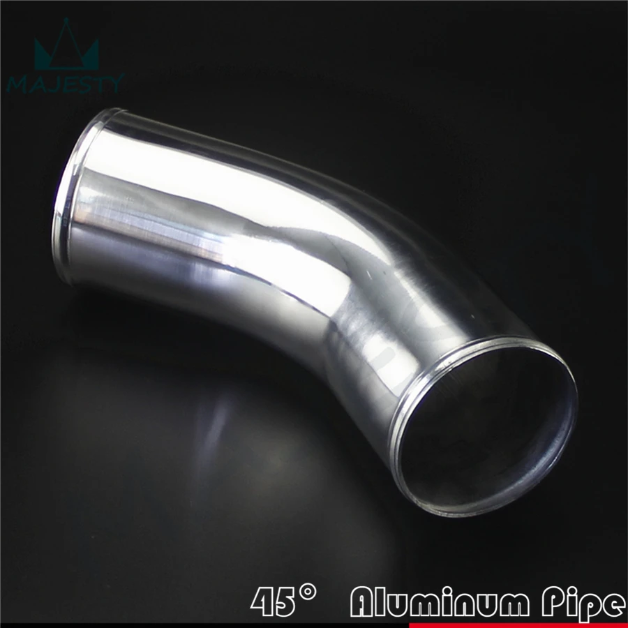 

76mm 3" inch 45 Degree Aluminum Turbo Intercooler Pipe Piping Tubing Length 300mm