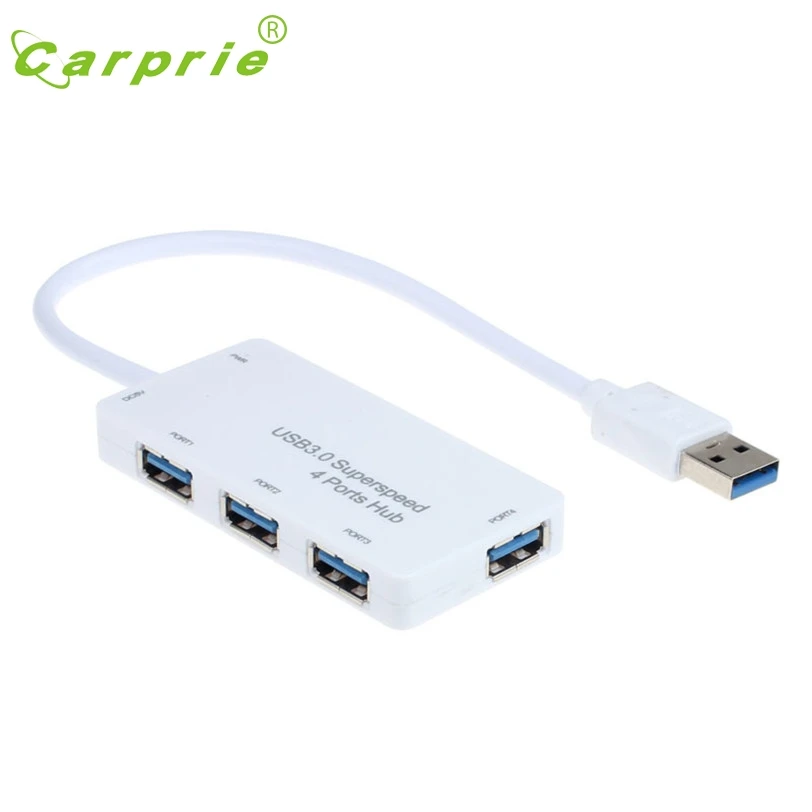 Компактный концентратор CARPRIE с питанием от USB 3 0 4 портовый Суперскоростной