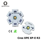 Светодиодный излучатель CREE XPE, 50 шт., 3 Вт, холодный белый, теплый белый, красный, зеленый, синий, УФ-излучатель высокой мощности, светодиодный Диод 16 мм 20 мм, печатная плата для DIY