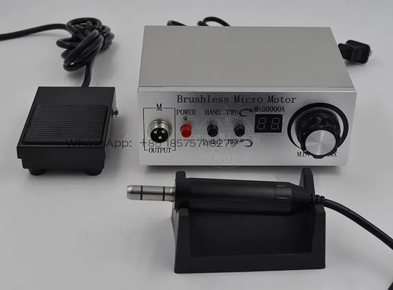 Новинка стоматологический бесщеточный микромотор 50000 об/мин лабораторный