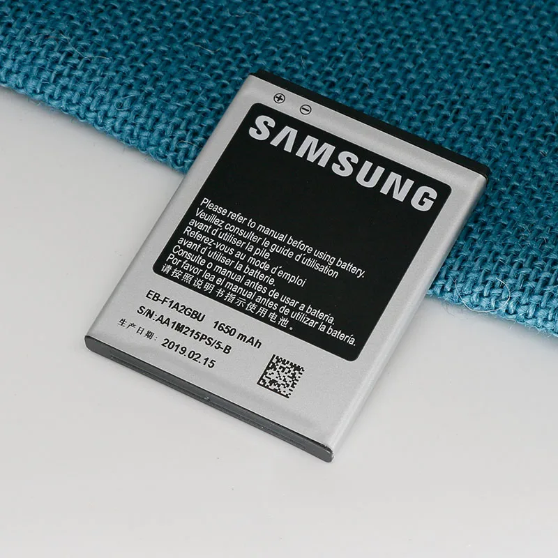 Оригинальный samsung Батарея EB F1A2GBU для Galaxy S2 i9100 i9108 i9103 i9188 i9050 1650 мА ч|battery eb-f1a2gbu|samsung