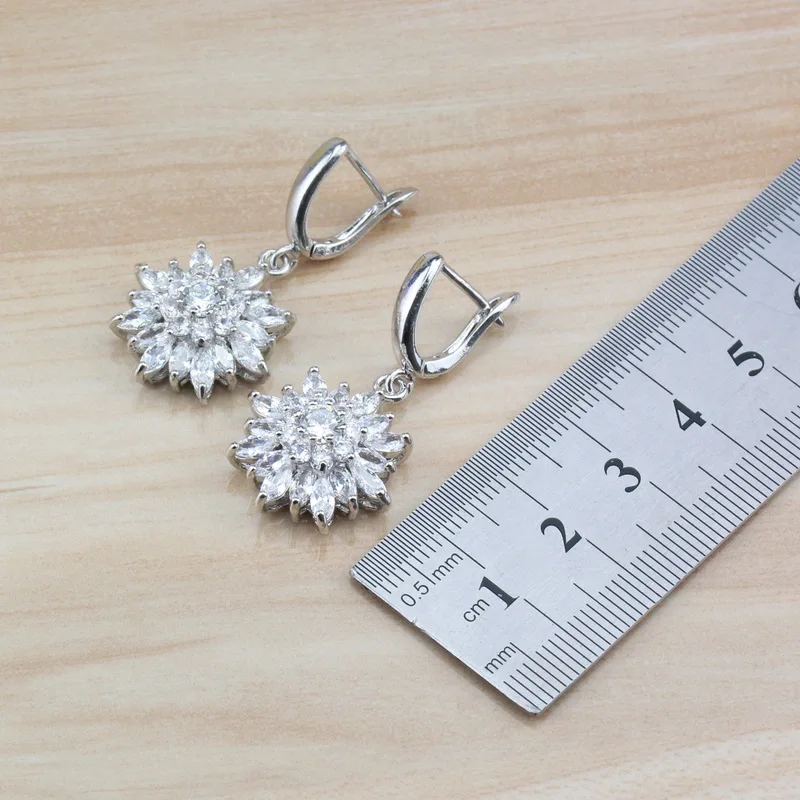 Комплект из колье серёг и браслета с фианитом|Ювелирные наборы для невесты| |