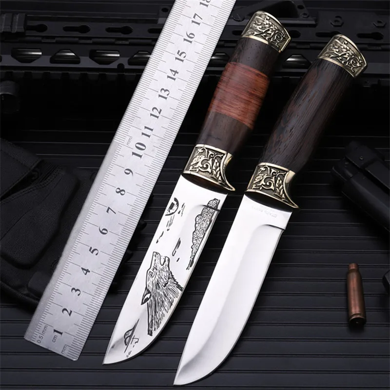 2020 Новая горячая Распродажа на открытом воздухе высокой твердостью прямые Ножи