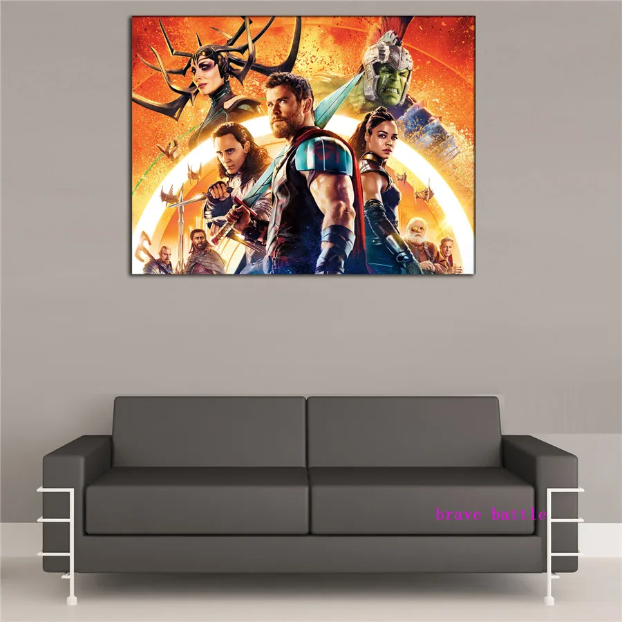 Тор Ragnarok чудеса 1 панель украшение на стену живопись маслом плакат Холст Картина