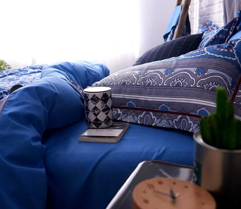 Роскошный комплект постельного белья из 100% хлопка с длинным степлением