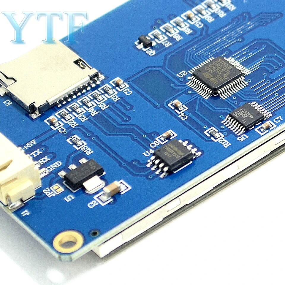 3 5 дюймовый TFT ЖК экран USART HMI с серийной сенсорной конфигурацией поддерживает QR