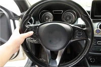 carbon fiber abs steering wheel button decoration cover frame trim for mercedes benz c class w205 glc x253 e class w213 2015 18