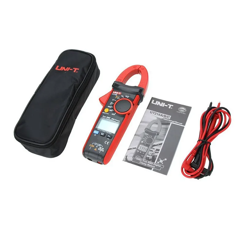 

UNI-T UT216B Clamp Meter Non-contact voltage detection with LED indication 600A AC