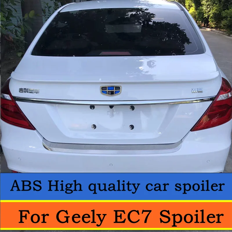 Для Geely Emgrand 2008 до 2016 спойлер высокого качества ABS Материал заднее крыло