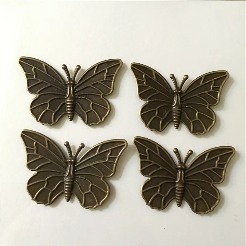 10 шт. аксессуары для ювелирных изделий 6x4 см|jewelry accessories|filigree butterflybutterfly embellishments |