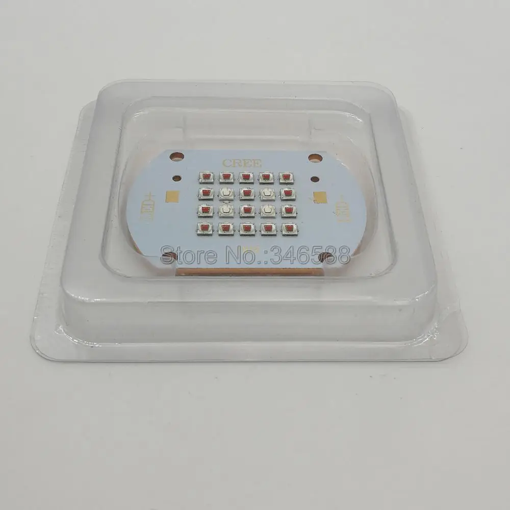 Cree XLamp XPE2 XP E2 60W Светодиодная лампочсветильник красный свет 16 шт. + синий 4