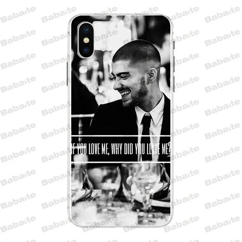 A3 Babaite Zayn Malik One Direction чехол для телефона чехол для iPhone 8 7 6 6S plus X Xs Xr XsMax 5 5S SE 5c Cover11 11pro 11promax - Цвет: A3