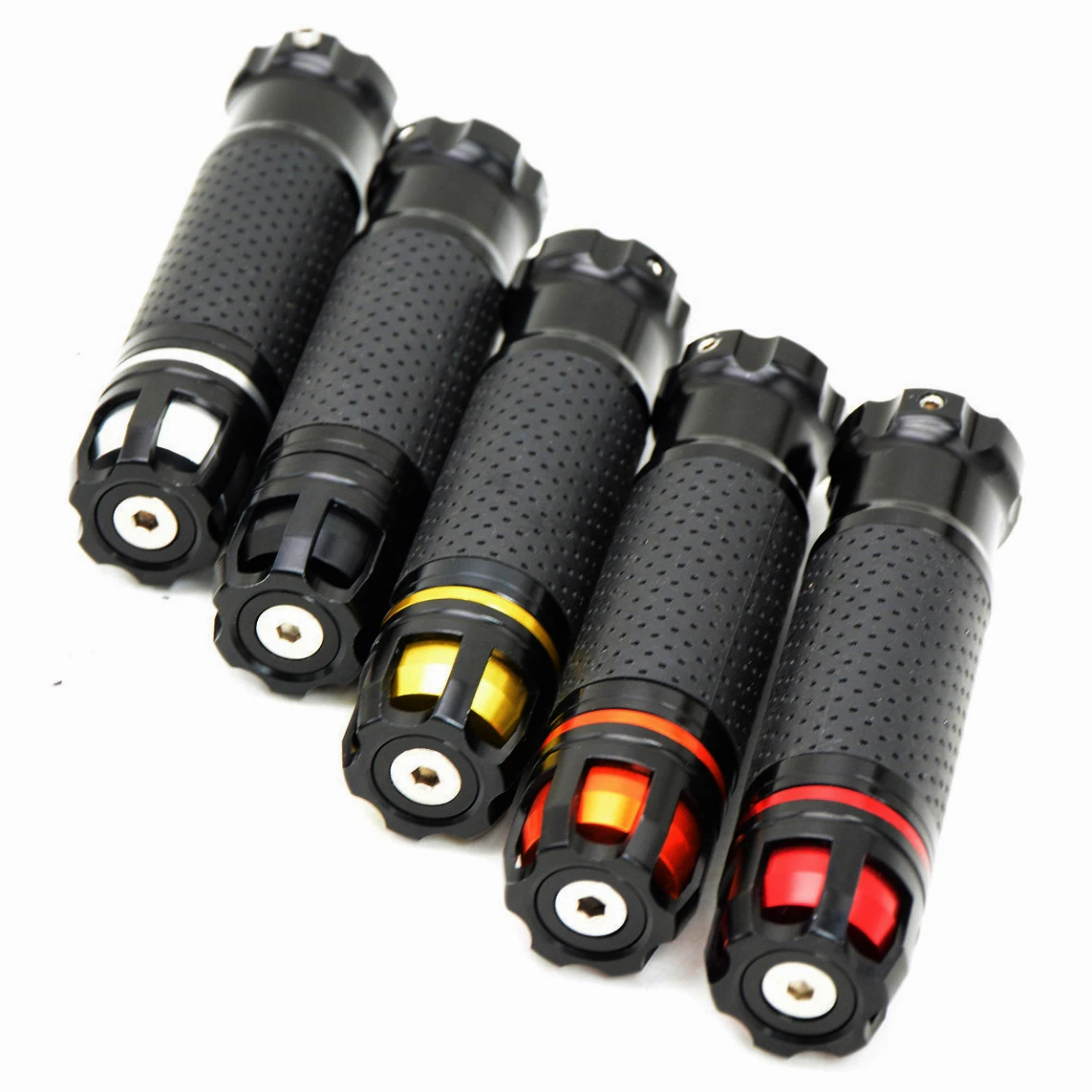 1 пара рулей мотоцикла на заказ гелевые алюминиевые ручки 22 мм мотоциклетные для