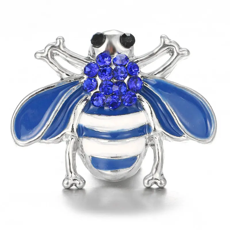 4 стиля кнопка с Пчелой подходит для 18 мм 20 ювелирные украшения женщин сделай сам
