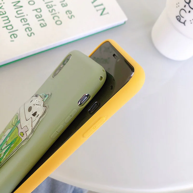 Милый чехол для iPhone X Xs Max Xr 10 8 7 6 6s Plus мягкий силиконовый из ТПУ |