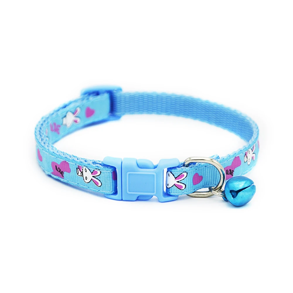 Милый воротник с котом ожерелье колокольчиком для маленьких собак простая