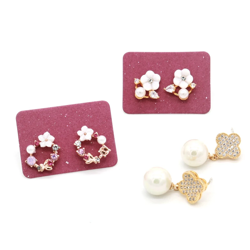 Multicolors Kraft Paper Jewelry Card Tags Wholesale 3000pcs/lot 2.5*3.5cm Small Jewellry Earrings Display Packing | Украшения и