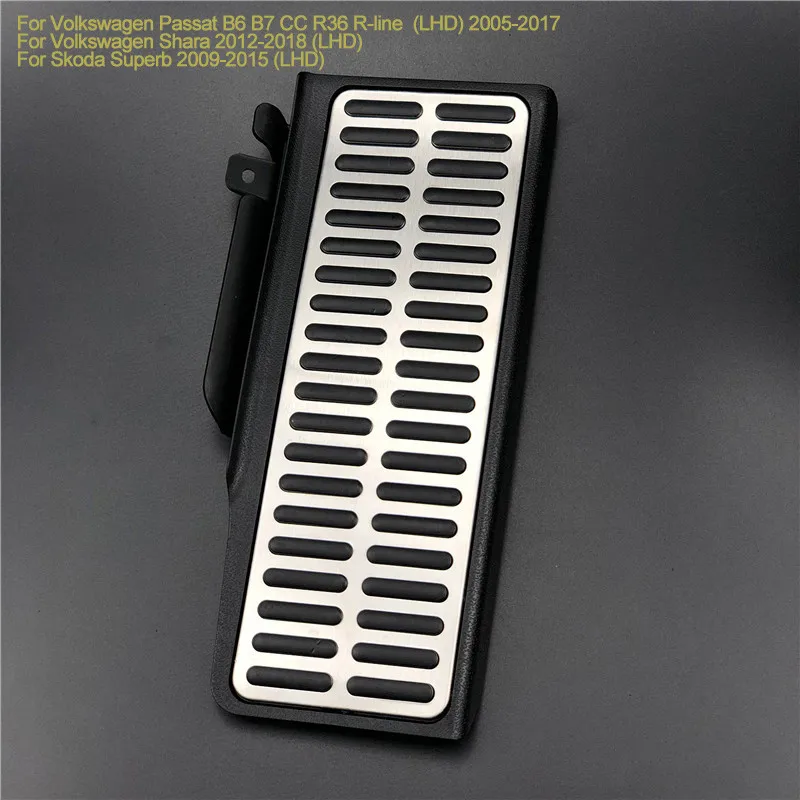 style 3 Footrest 1pc Автомобильные аксессуары подножка газа педаль тормоза педаль сцепления для Skoda Octavia A5 роскошный для сиденья Altea Leon TOLEDO - Название цвета: style 3 Footrest 1pc