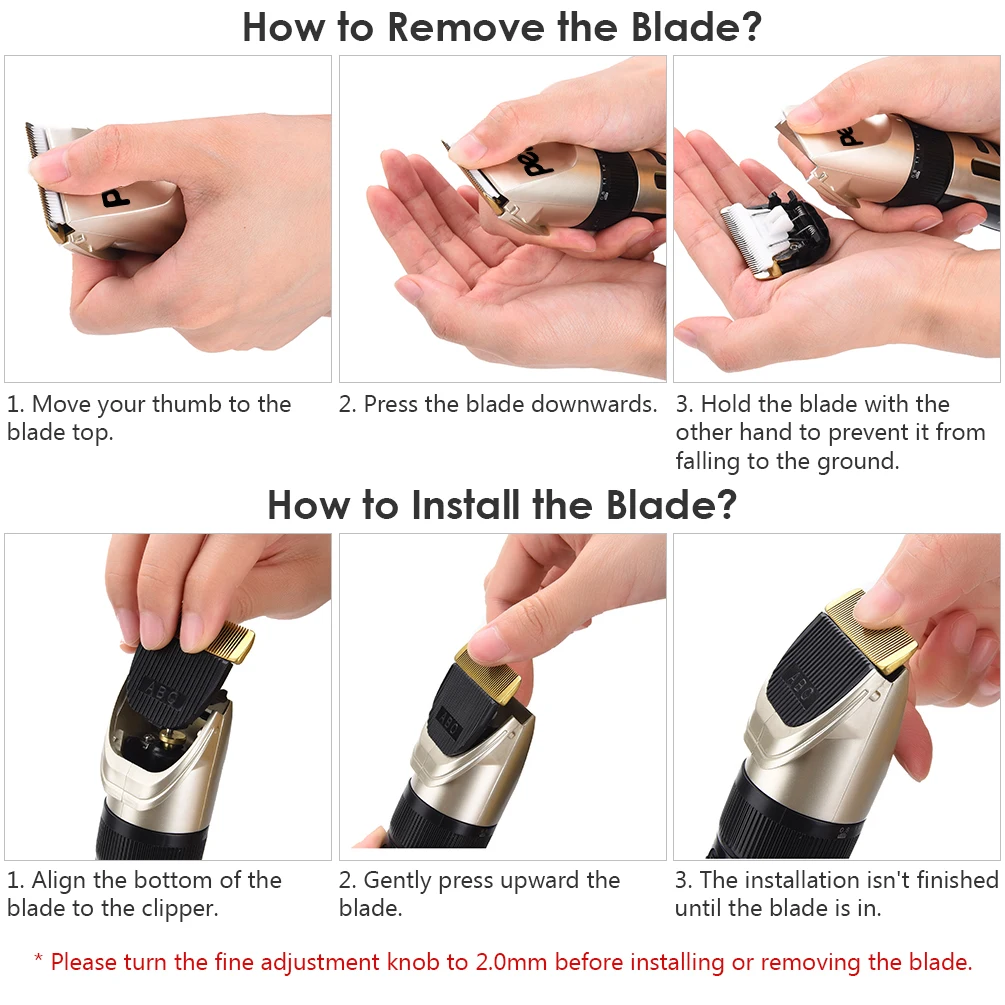 Petacc Профессиональный 2 Скорость ПЭТ Машинки для стрижки собак собака клипер Уход