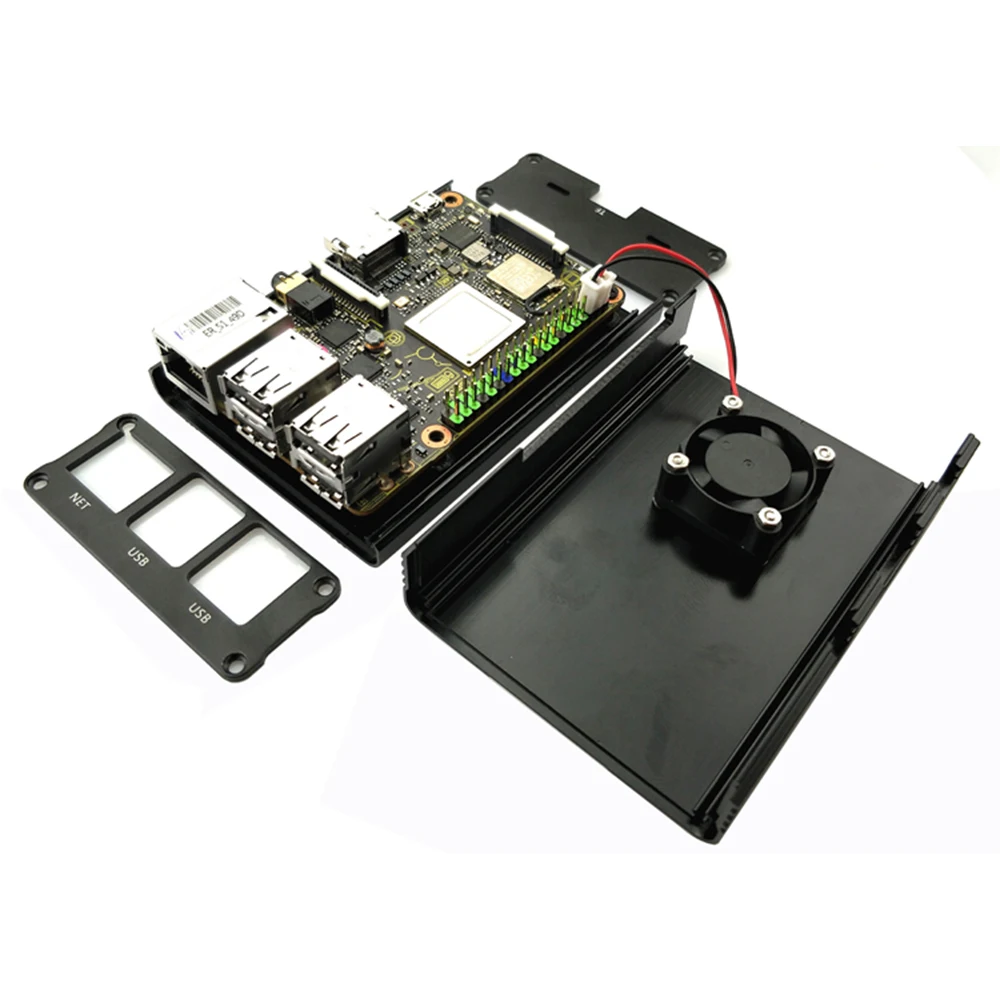 Металлический корпус/Чехол подходит для ASUS Tinker Board RK3288 и Raspberry Pi коробка из