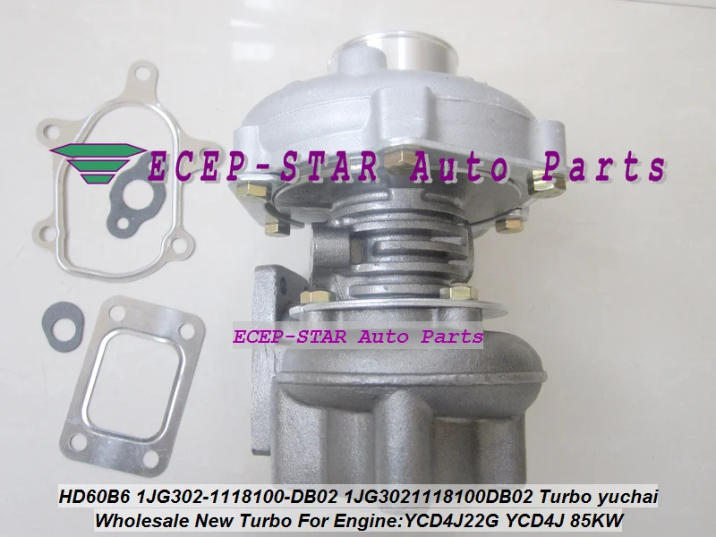 HD60B6 1JG302 1118100 DB02 турбо для yuchai YCD4J22G YCD4J 85kw Турбокомпрессор 1JG3021118100DB02|turbo turbo turbo|turbo