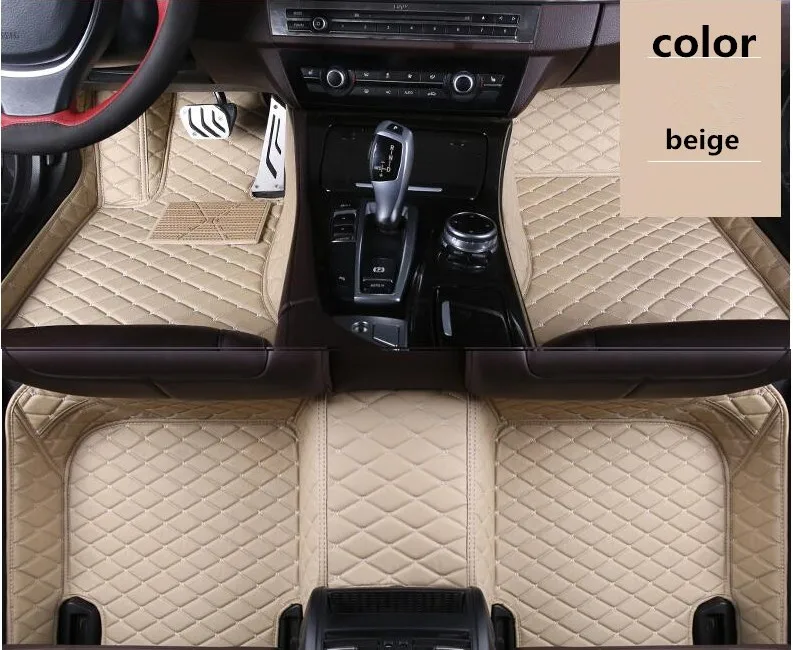 Пользовательские для Volvo xc60 2009-2015 коврики автомобиля кожаные автомобильные