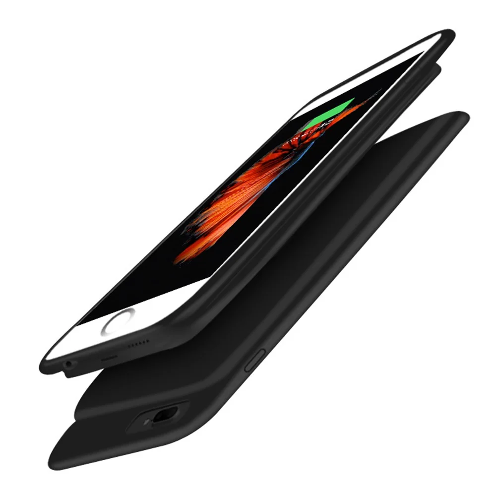 7000 мАч зарядное устройство чехол для iphone 6 6s 5,5 дюймов аудио частотны чип батарея зарядное устройство Чехлы для iphone 7 8 6 6s плюс battert крышка