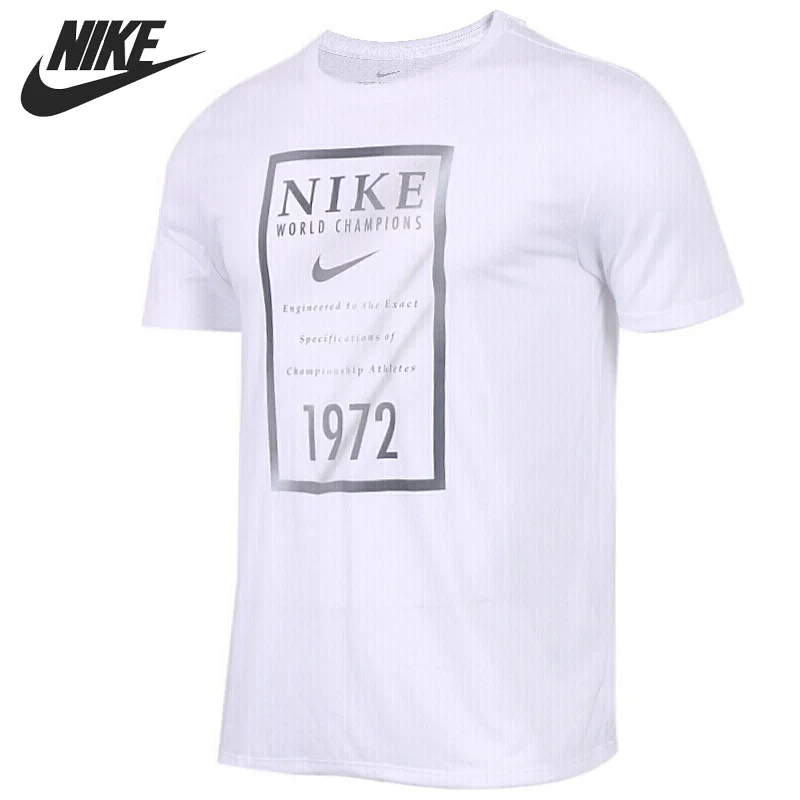 Оригинальный Новое поступление NIKE сухой Тройник Золотой баннер мужские футболки