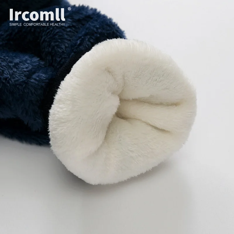 Комбинезон для новорожденных Ircomll теплый мягкий флисовый комбинезон с