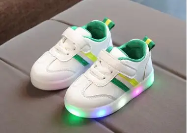 2018 Новый Демисезонный детская светящаяся обувь светодиодный Chaussure Enfant для