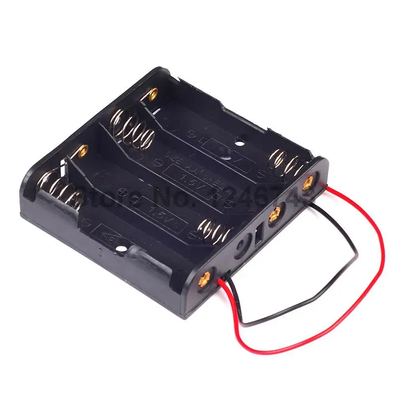 2 шт./лот держатель батареи Коробка Чехол 4 X AA 6V|battery box charger|battery holderbox logo |