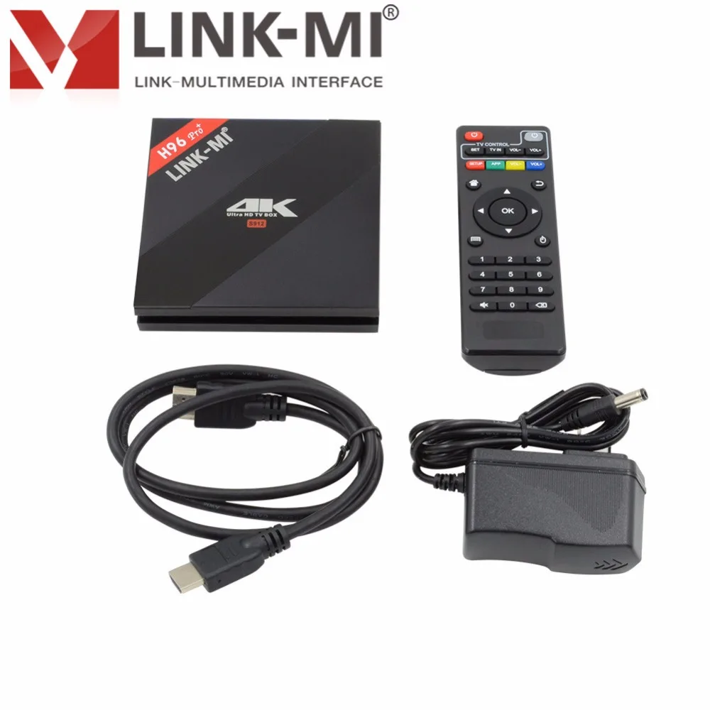 LINK-MI LM-H96 Pro + (3G 32 г) HDMI ТВ boxandroid 7.1.1 поддержка 4 К 2.0 3G г | Электроника