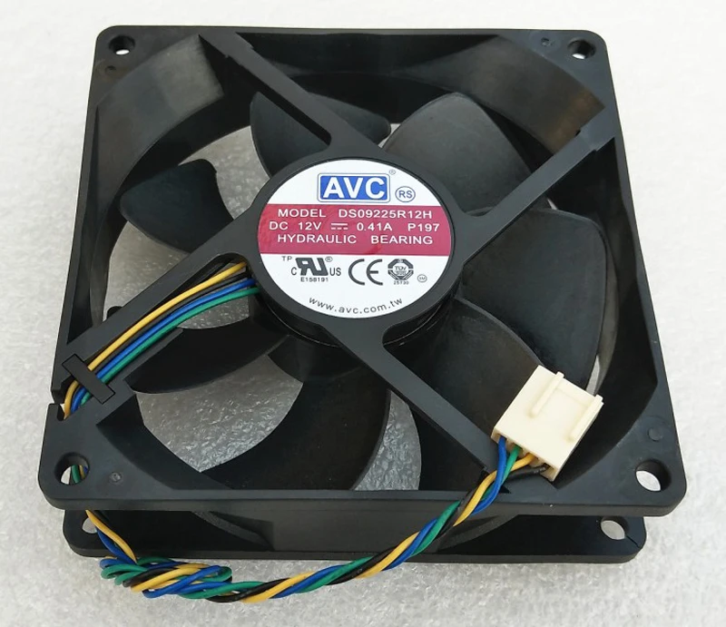 AVC DS09225R12H P197 90 мм 9 см DC 12 В 0.41A PWM чехол с гидроподшипником осевой охлаждающий