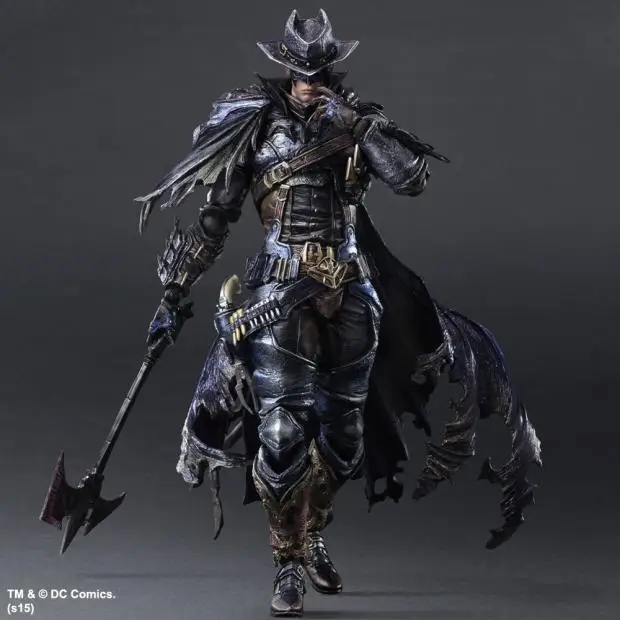 PLAY ARTS 26cm Wild West Black Version Batman Timeless Action Figure Model Toys | Игрушки и хобби