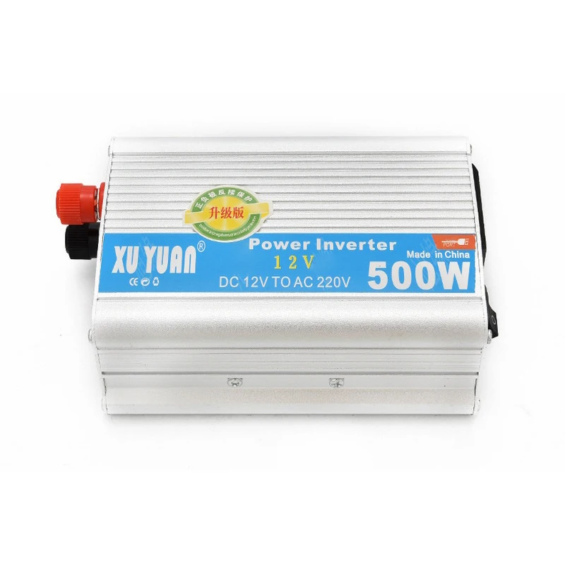 Автомобильный инвертор DC 12/24V на AC 220/110V 500W автомобильное зарядное устройство