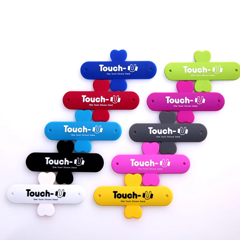 Мини One Touch u-образный силиконовый держатель для мобильного телефона Портативная