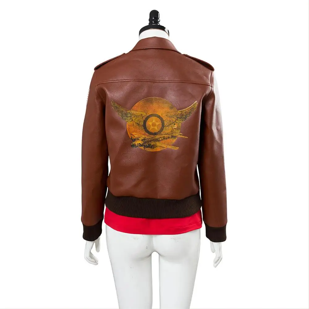 Captain Carol Danvers U.S.Air Force Jacket Cosplay Costume Halloween Carnival For Adult Men Women Custom | Тематическая одежда и