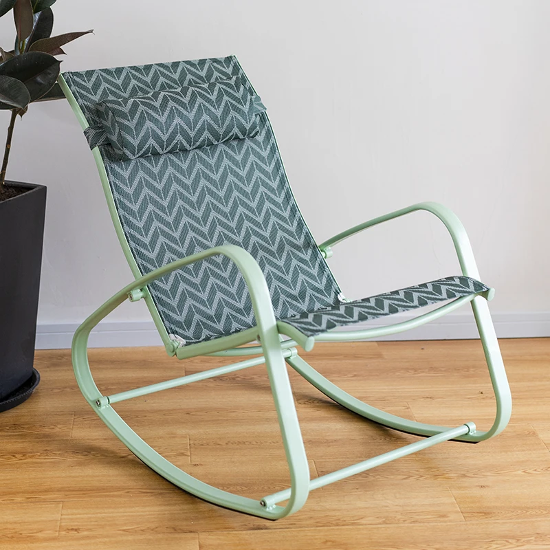 Простой домашний качающийся стул для взрослых в скандинавском стиле ленивое