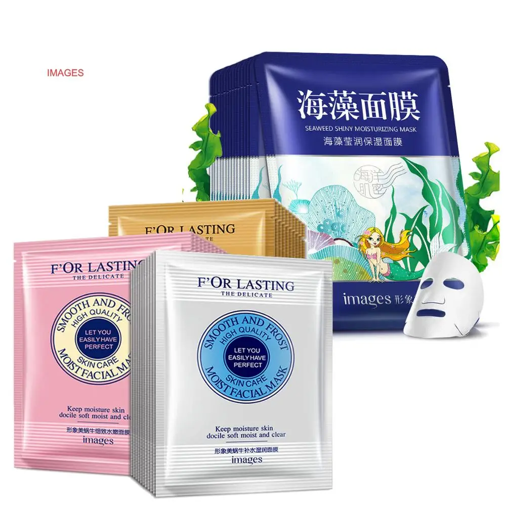 Bioaqua Seaweed Face Mask Anti-aging Hydrating Moisturizing Images Snail tendering skin moisturizing smoothing facial mask | Красота и