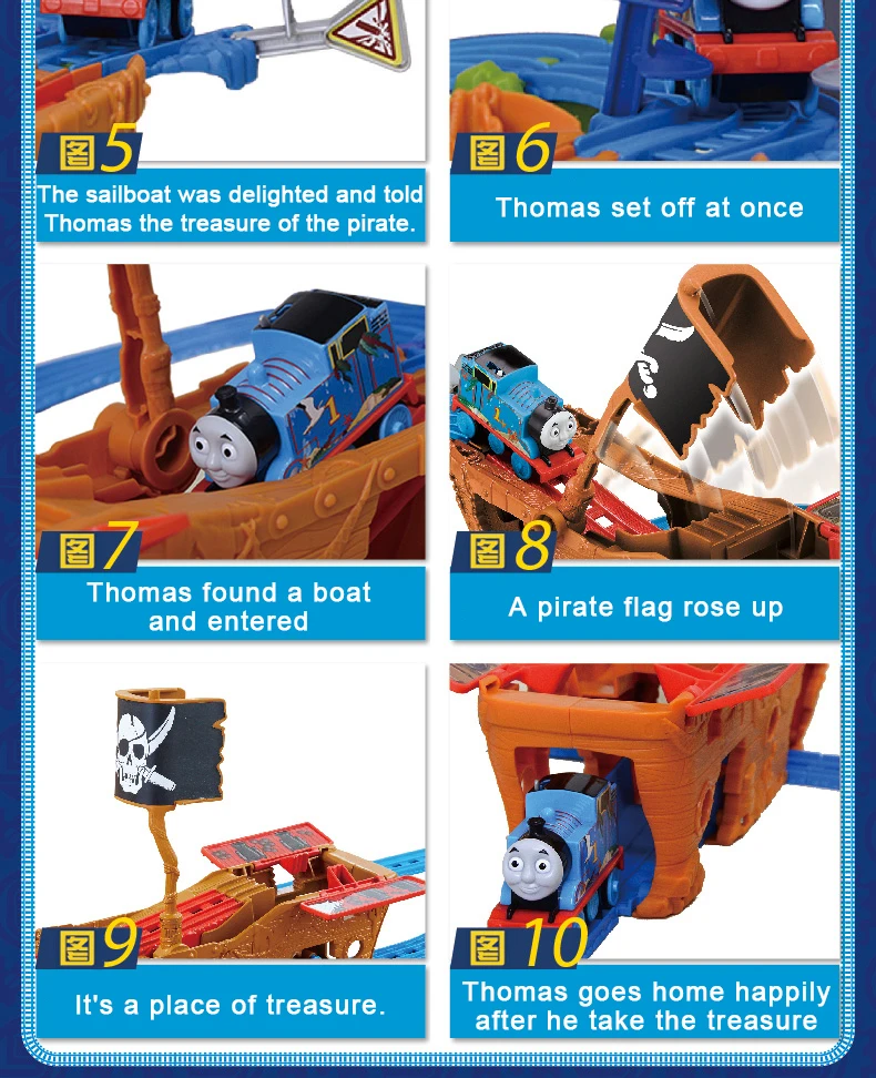 Оригинальные игрушки Thomas& Friends, сборные игрушки, литые под давлением, аксессуары для поезда CDV11, подарок на день рождения для детей