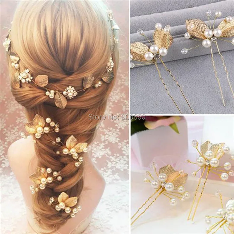 Свадебные украшения для волос аксессуары со стразами идеально сочетаются с