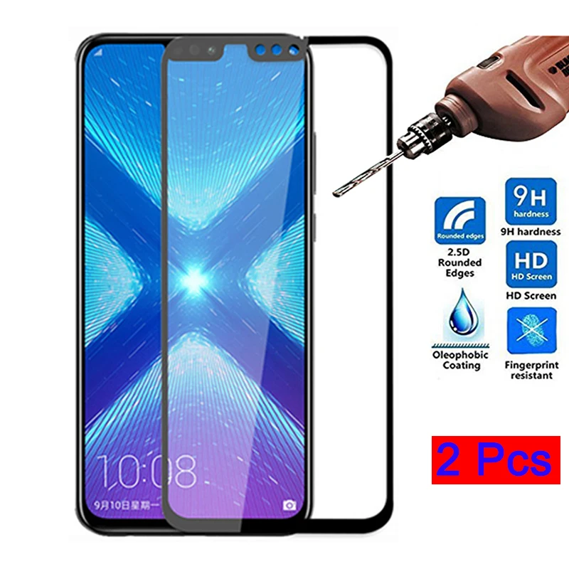 

Защитный чехол из закаленного стекла для Huawei honor 8x, 9, 10 lite, 9i, Honor 9lite, 9h, 2 шт.